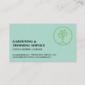 Gardening Logo | Sprouting Plant 名刺 (正面)