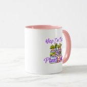 Gardening "Plant Lady" Coffee Mug  マグカップ (正面右)