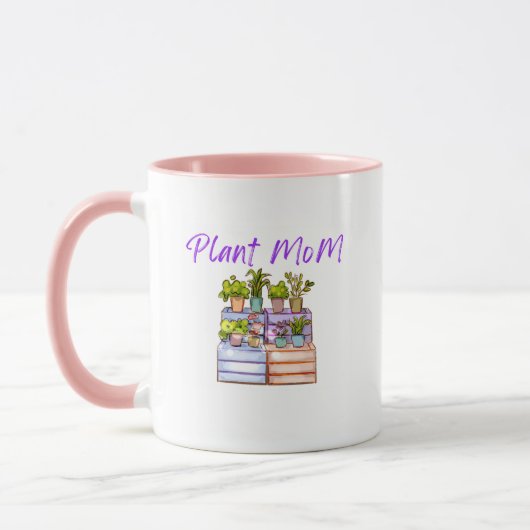Gardening "Plant Mom" Coffee Mug マグカップ (左)