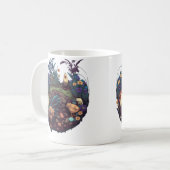 Gardening Plants And Chickens コーヒーマグカップ (正面左)