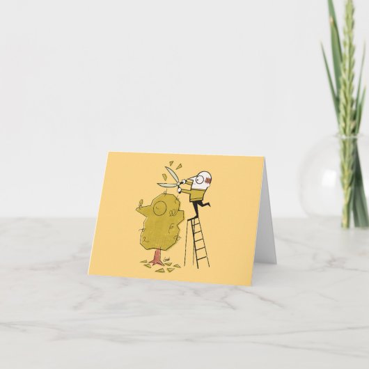 Gardening themed card for men, any occasion カード (正面)