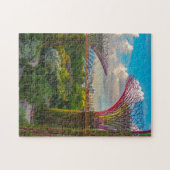 Gardens Bay Cloud Forest Flower Grove Singapore ジグソーパズル (横)