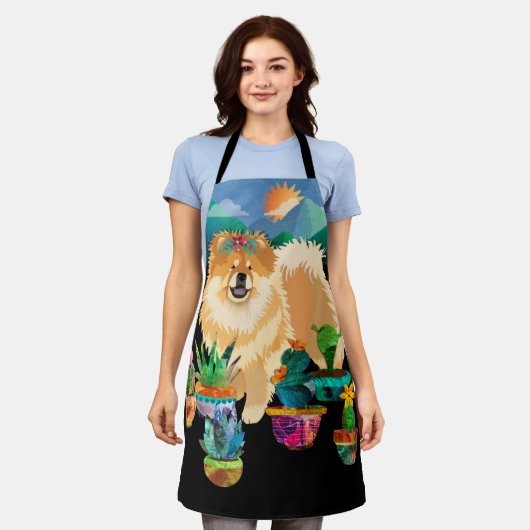 GARDENS MAKE MEスマイルグルーミング/クラフト/シェフエプロン エプロン (着用した状態)