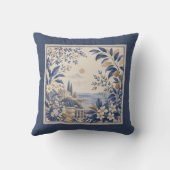 Gardens Syracuse Coastal Landscape Cushion クッション (裏面)