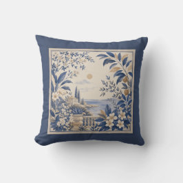 Gardens Syracuse Coastal Landscape Cushion クッション