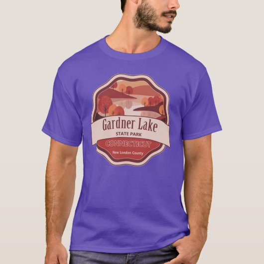 Gardner Lake State Park New London County Connecti Tシャツ (正面)