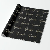 Gareth Vorname Name edles Geschenkpapier Papier ラッピングペーパー (アンロールド)