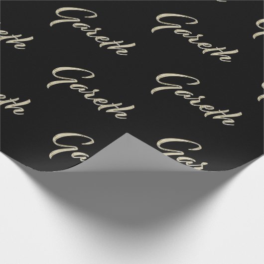Gareth Vorname Name edles Geschenkpapier Papier ラッピングペーパー (角)