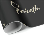 Gareth Vorname Name edles Geschenkpapier Papier ラッピングペーパー (ロールコーナー)