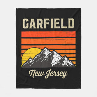Garfield New Jersey Hometown City State USA   フリースブランケット