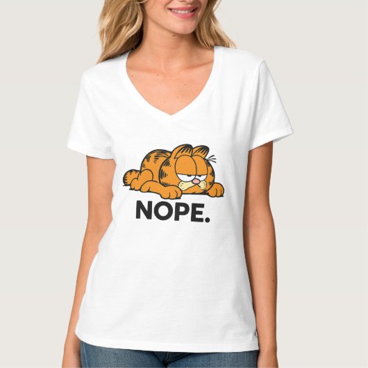 GARFIELD NOPE T-Shirt Tシャツ (正面)