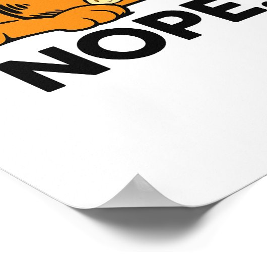 GARFIELD Print, Value Poster Paper (Semi-Gloss) ポスター (角)