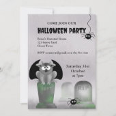 Gargoyle Halloween Party Invitation 招待状 (正面)