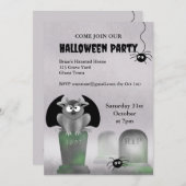 Gargoyle Halloween Party Invitation 招待状 (正面/裏面)