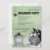 Gargoyle Halloween Party Invitation 招待状 (正面)