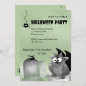 Gargoyle Halloween Party Invitation 招待状 (正面/裏面)
