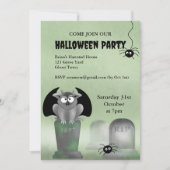 Gargoyle Halloween Party Invitation 招待状 (正面)