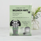Gargoyle Halloween Party Invitation 招待状 (スタンド正面)