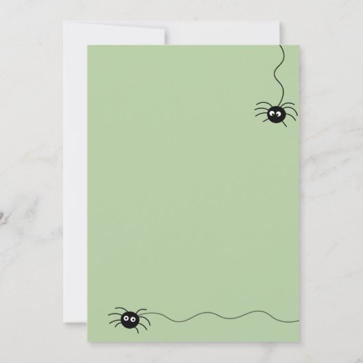 Gargoyle Halloween Party Invitation 招待状 (裏面)