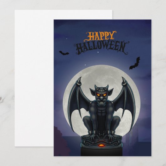 Gargoyle Happy Halloween card シーズンカード (正面/裏面)