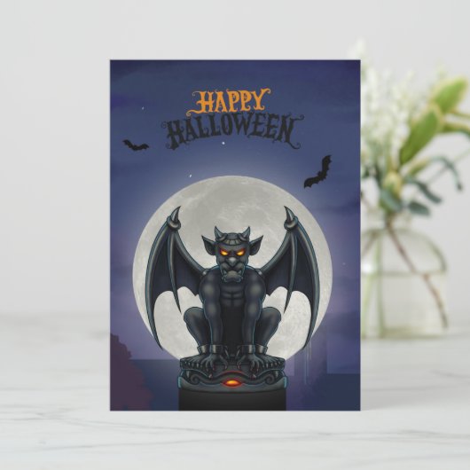 Gargoyle Happy Halloween card シーズンカード (スタンド正面)
