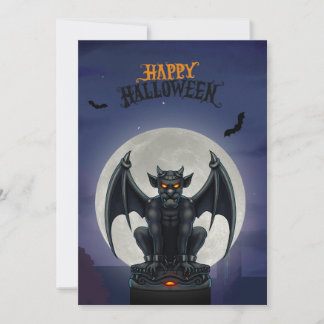 Gargoyle Happy Halloween card シーズンカード