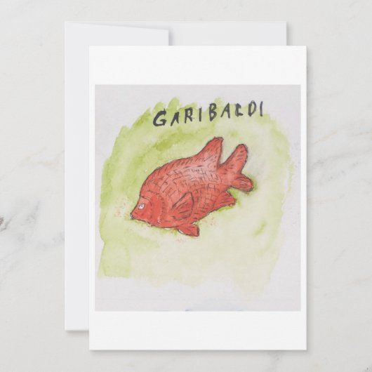 Garibaldi Greeting Card 招待状 (正面)