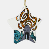 garita del Diablo y SOL Taino セラミックオーナメント (右)