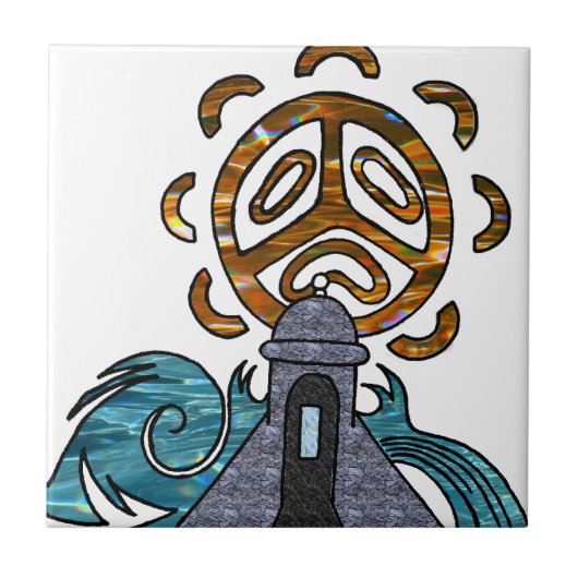 garita del Diablo y SOL Taino タイル (正面)