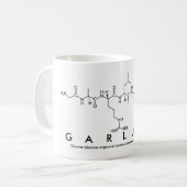 Garlandペプチド名mug コーヒーマグカップ (正面左)