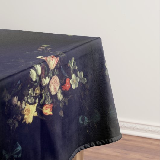 Garland of Flowers  – Blumen – Fiori – Rosen Roses テーブルクロス (インサイチュ)
