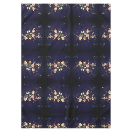 Garland of Flowers  – Blumen – Fiori – Rosen Roses テーブルクロス (正面)