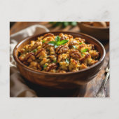 Garlic and Walnut Stuffing Recipe Card ポストカード (正面)