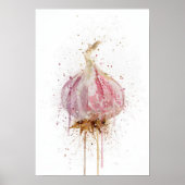 Garlic Bulb Vegetable ポスター (正面)