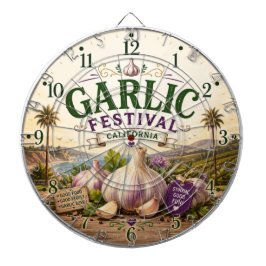 Garlic Festival California Farm Market Culinary ダーツボード