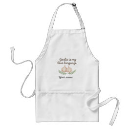 Garlic Is My Love Language – Personalized Garlic スタンダードエプロン