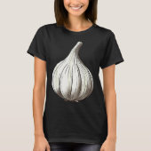 Garlic Lazy Easy Funny Matching Halloween Costume Tシャツ (正面)