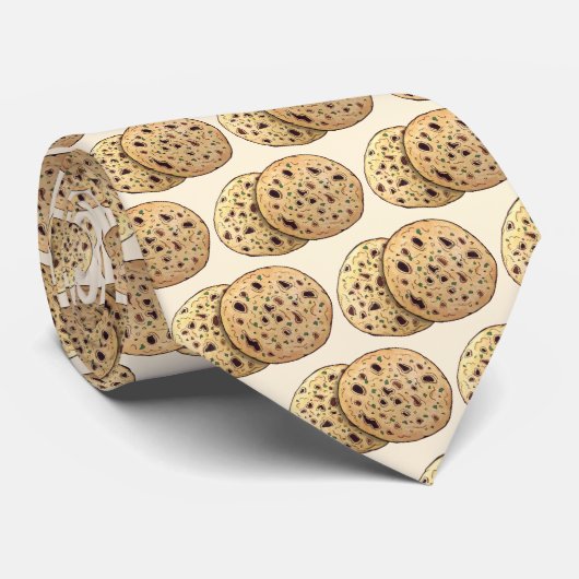 Garlic Naan Bread Indian Flatbread Baker Chef ネクタイ (ロール)