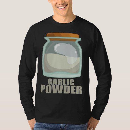Garlic Powder Spice Flavor Food Cooking Tシャツ (正面)