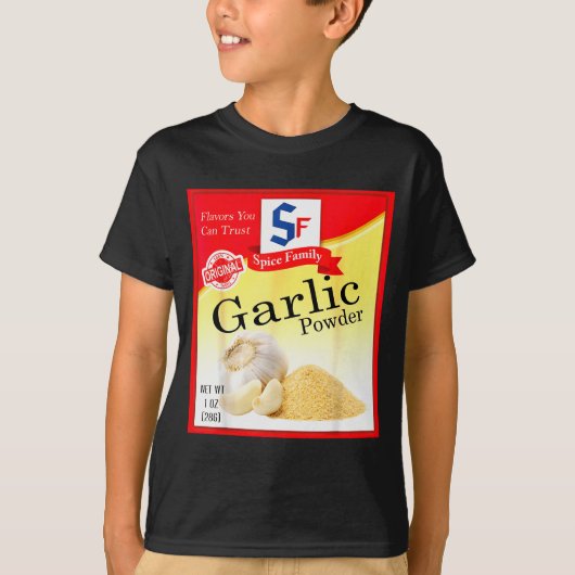 Garlic Wder Sce Group Costume Family Matching Hall Tシャツ (正面)