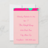 「Garls Night Out/バチェロレッテ」 招待状 (裏面)