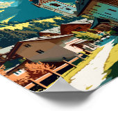 Garmisch Partenkirchenドイツのヴィンテージ旅行 ポスター (角)