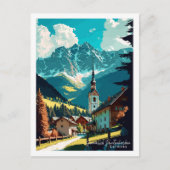 Garmisch Partenkirchenドイツのヴィンテージ旅行 ポストカード (正面)