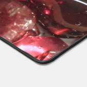 Garnet Birthstone Monogram Personalized Name デスクマット (コーナー)