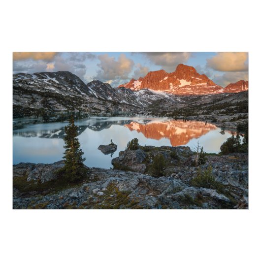 Garnet Lake of Ansel Adams Wilderness フォトプリント (正面)