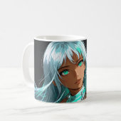 Garota anime caneca コーヒーマグカップ (正面左)