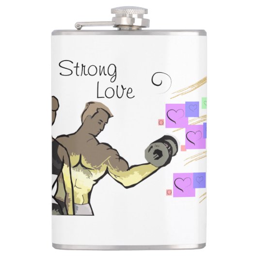 Garrafa Amor Forte garrafas フラスク (正面)
