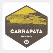Garrapata State Park California スクエアシール (正面)
