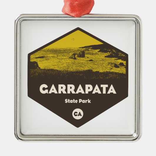 Garrapata State Park California メタルオーナメント (正面)