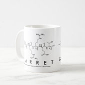 Garretペプチド名mug コーヒーマグカップ (正面左)
